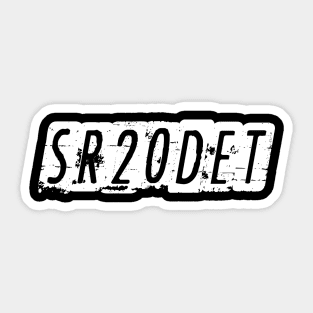 SR20 (Black) Sticker